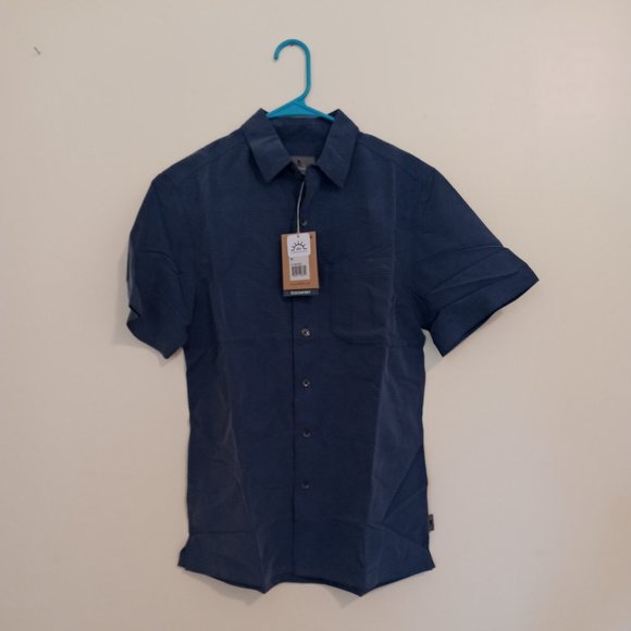 Royal Robbins Other - Royal Robbins Men's Desert Pucker Short Sleeve Shirt, Small, Collins Blu…